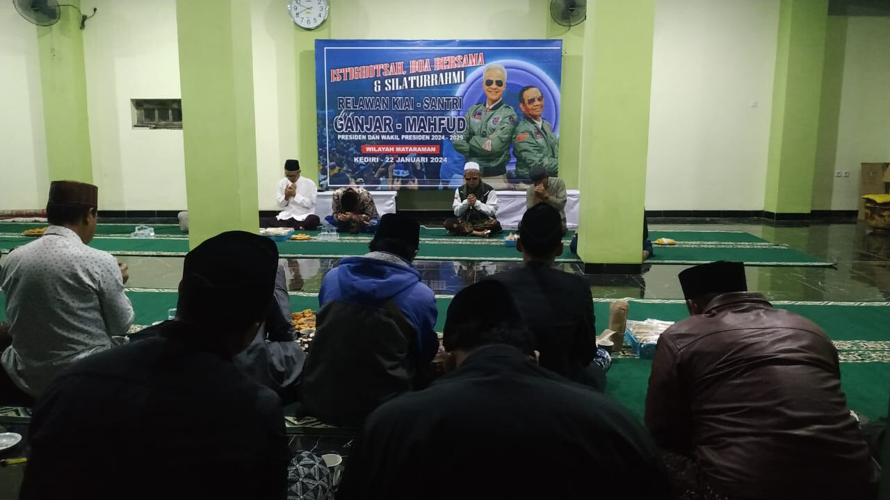 Kiai – Santri Mataraman Gelar Doa Bersama untuk Kemenangan Ganjar – Mahfud pada Pilpres 2024