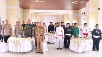 Kelompok Perguruan Silat Deklarasi Pemilu Damai, Polres Nganjuk Siap Mendukung