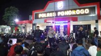 Razia Balap Liar dan Knalpot Brong di Ponorogo, Puluhan Kendaraan Diamankan