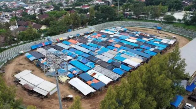 Seribu Lebih Pedagang Pasar Pagi Kota Batu Terkatung-katung