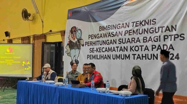 Beri Pemahaman PTPS, Bawaslu Kota Kediri Gelar Bimtek