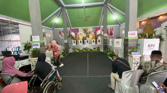 TPS 007 Desa Kuncir Nganjuk Dihias ala Pernikahan, Kapolsek Ngetos: Ini Benar-benar Keren