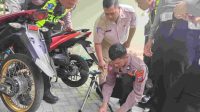 Polisi Gunakan Alat Ukur Kebisingan Knalpot Brong