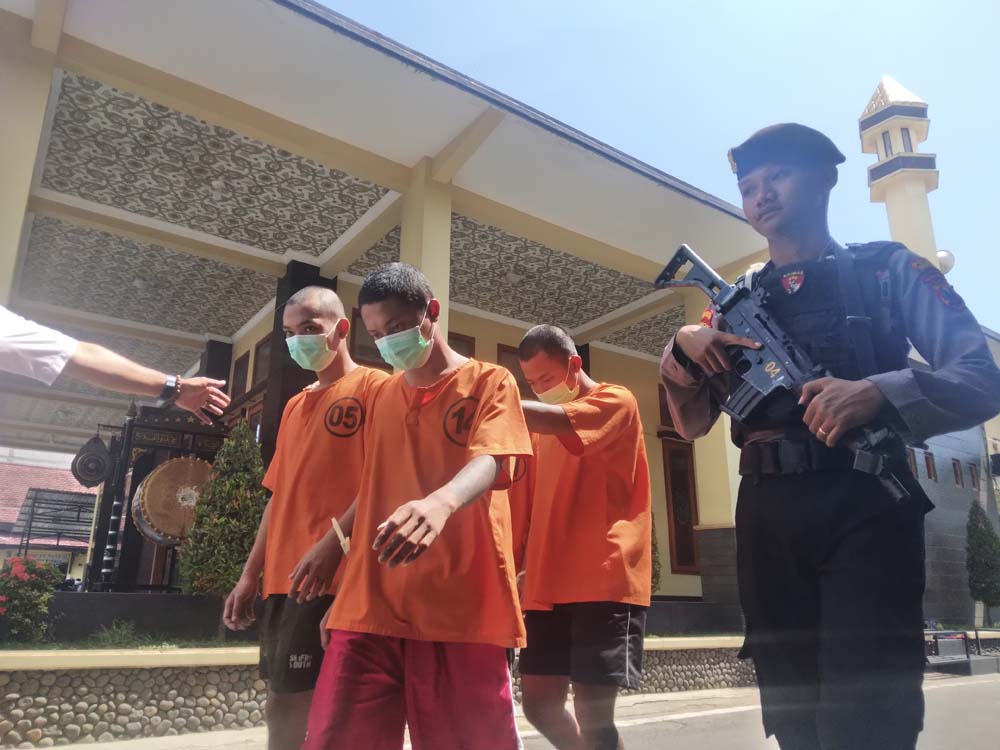 Polres Blitar Kota Ungkap Lima Tersangka Pengedar Narkoba,  Salah Satu Bawah Umur