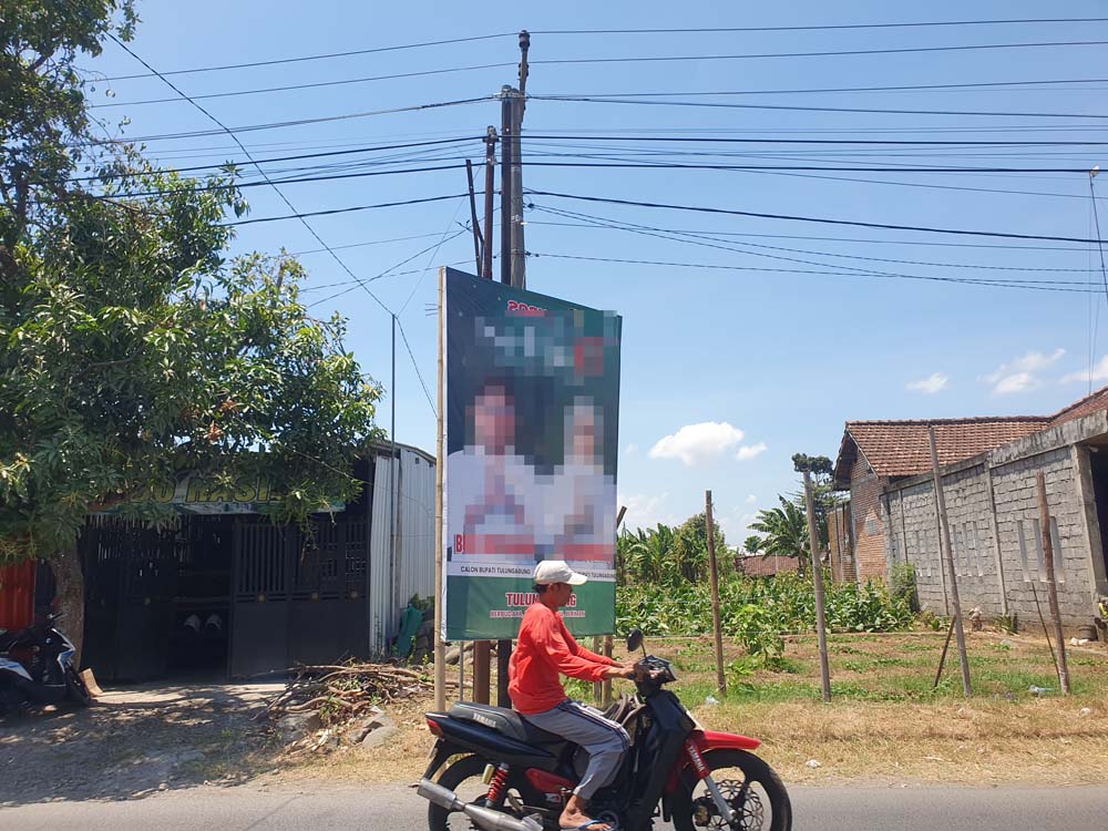 Baliho Bacakada Tulungagung Cantumkan Logo Pemkab Bakal Ditindak Satpol PP