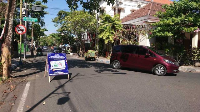 Kerap Terjadi Kemacetan, Jalan Jaksa Agung Suprapto Tulungagung Dilakukan Rekayasa Lalu Lintas, Begini Teknisnya