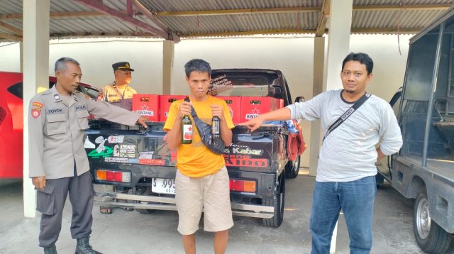 Pengiriman, Ratusan Miras, Merek, Digagalkan, Polisi