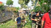 Ratusan Warga Ikut Karya Bakti yang Digelar Kodim 0802 Ponorogo