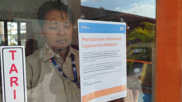 Jelang Penutupan Pendaftaran CPNS, Materai Digital Sulit Didapat, ini Penjelasan Kantor Pos Ponorogo