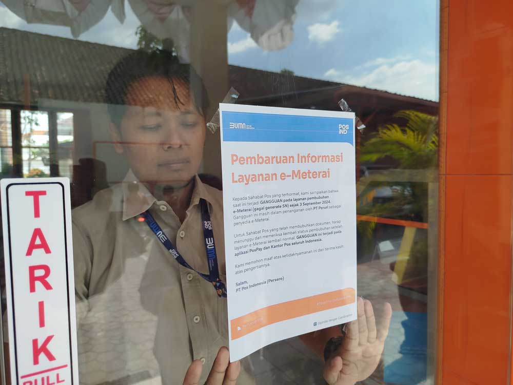 Jelang Penutupan Pendaftaran CPNS, Materai Digital Sulit Didapat, ini Penjelasan Kantor Pos Ponorogo
