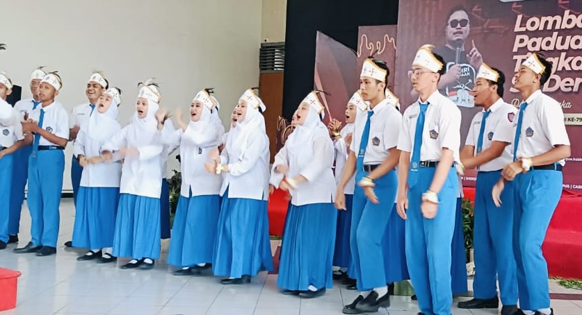 Ratusan Siswa dari 22 SMA Ikuti Lomba Paduan Suara Tingkat Kabupaten Kediri