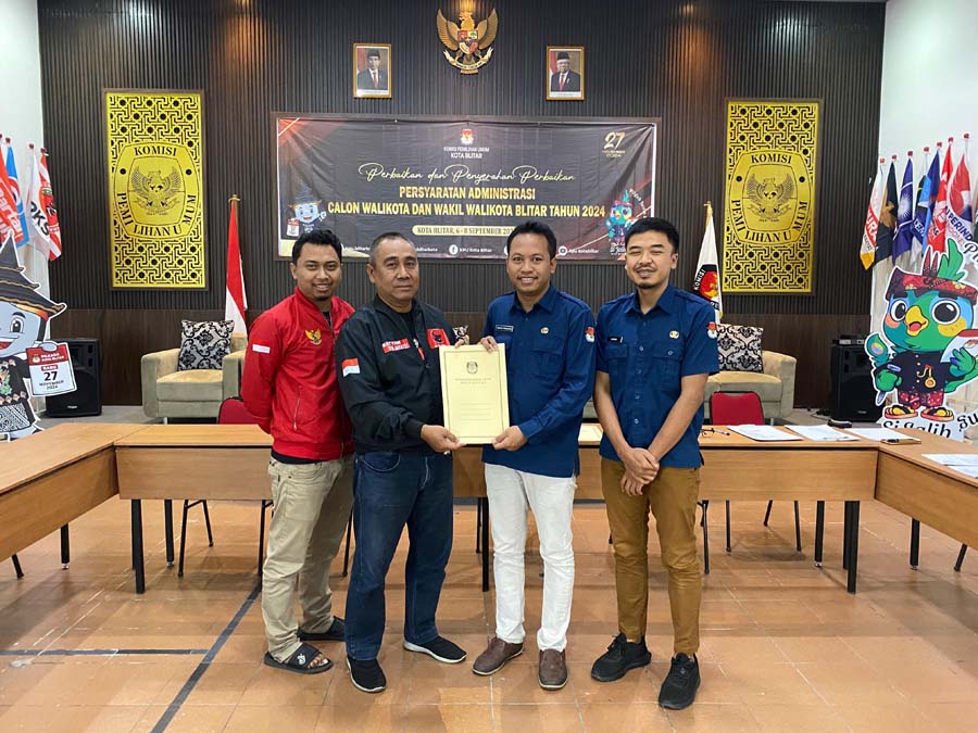 Berkas Perbaikan Kelar, KPU Kota Blitar Bakal Teliti dan Tetapkan pada 22 September 2024