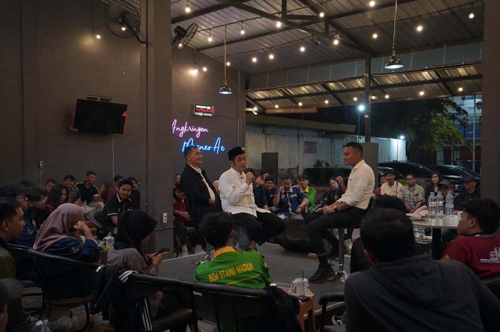Diskusi Santai dengan Mahasiswa, Paslon Bonus Sambut Positif Aspirasi dan Opini