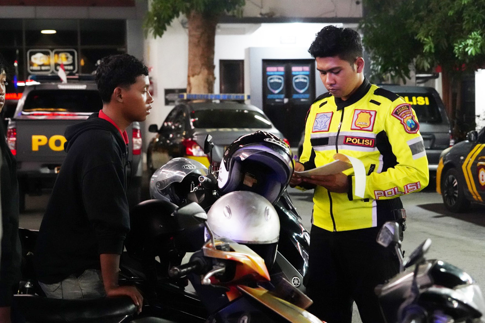 Satlantas Polres Ponorogo Amankan Puluhan Pelajar yang Hendak Ikut Balap Liar, Ada Pelajar SMP