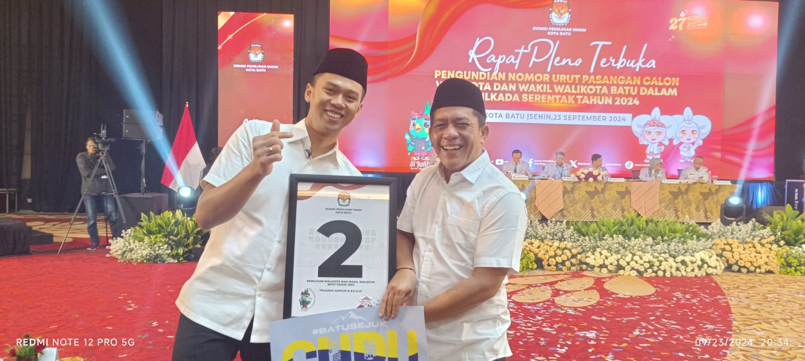 Tak Malu Pakai Luxio, Paslon GURU Dapat Nomor Urut 2 Linier dengan Kemenangan Prabowo