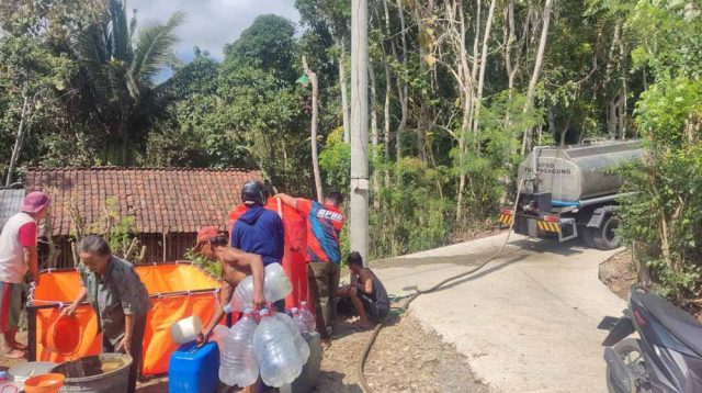 Kemarau Panjang, BPBD Tulungagung: Kekeringan Melanda 13 Desa dan 1.653 Jiwa Terdampak