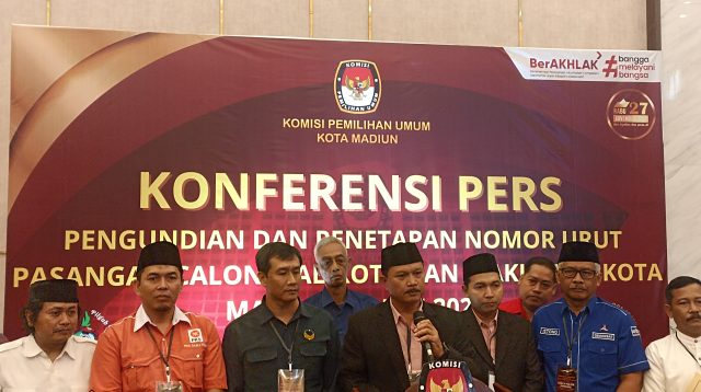 Makna Nomor Urut bagi Kontestan Pilkada Kota Madiun 2024, ini Tanggapan Paslon Maidi-Panuntun
