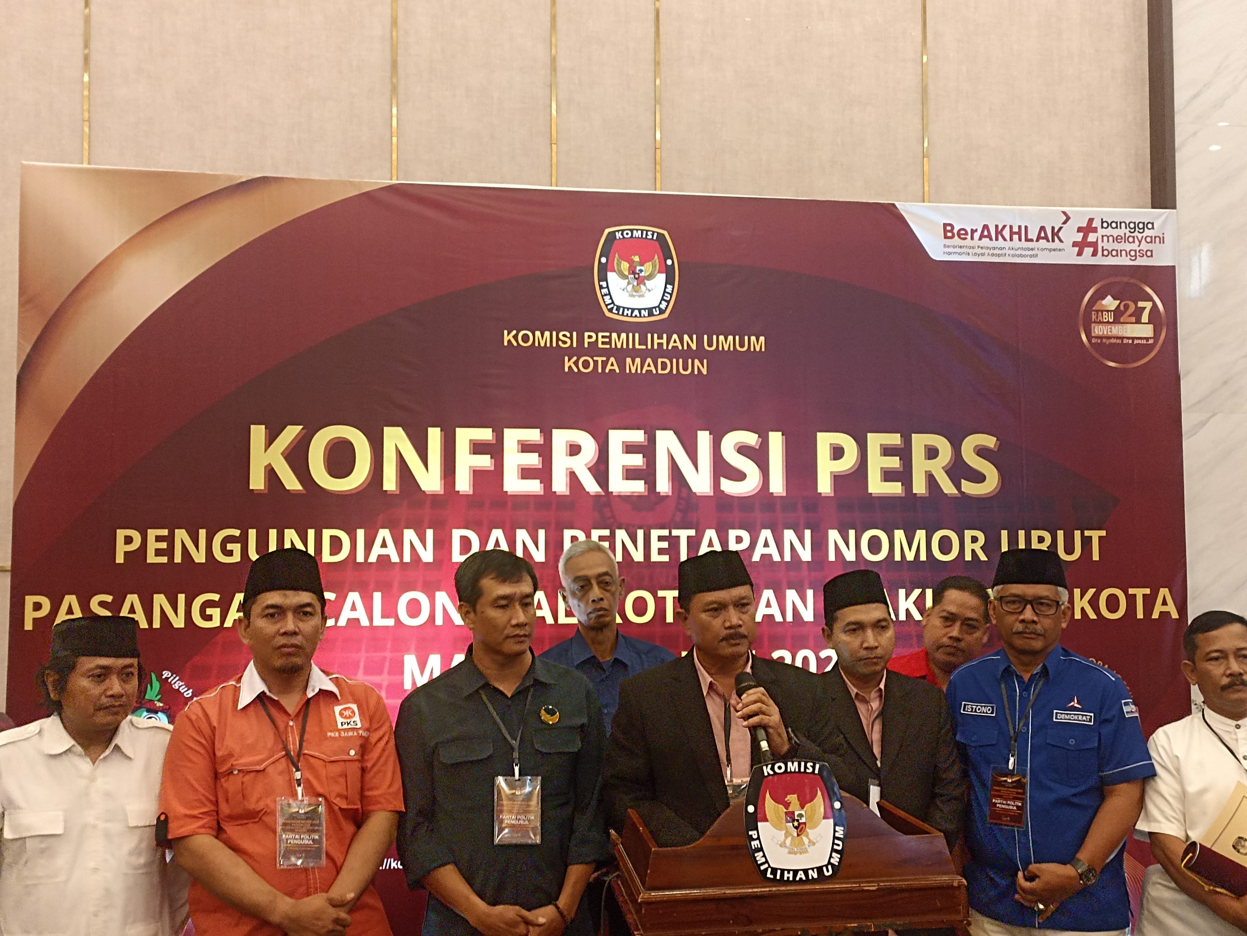 Makna Nomor Urut bagi Kontestan Pilkada Kota Madiun 2024, ini Tanggapan Paslon Maidi-Panuntun
