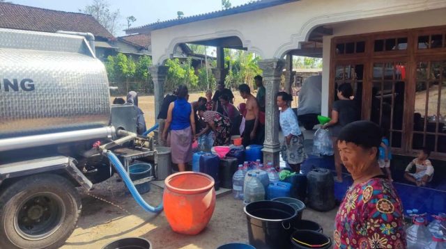 Tiga Titik Kekeringan di Kabupaten Tulungagung Digelontor Air Bersih