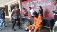Pencuri Uang Modus Pecah Kaca Dilumpuhkan Polres Tulungagung