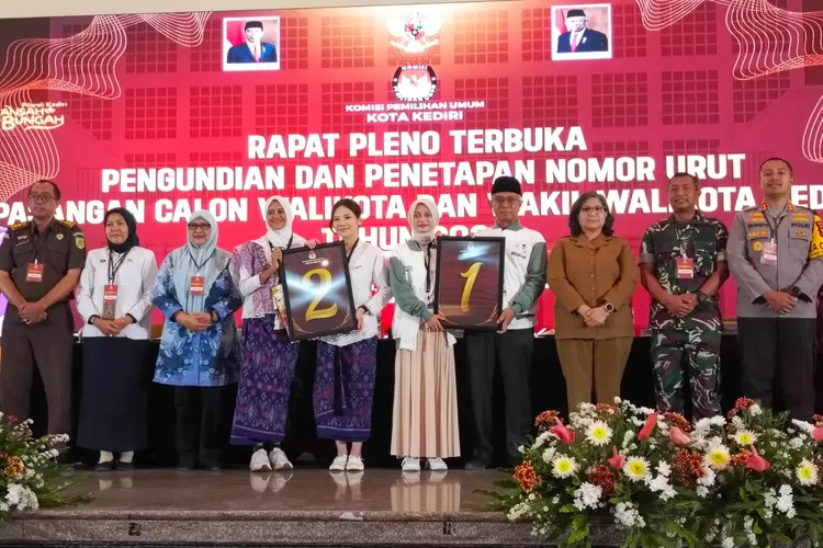 Dua Paslon Pilwali Kota Kediri Siap Adu Gagasan di Debat Publik Perdana