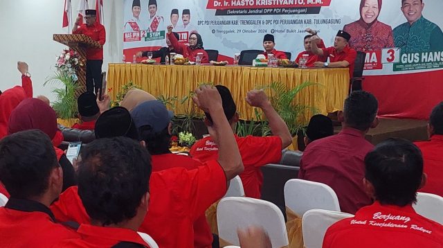 Turun Gunung Jelang Pilkada, Ini Atensi Hasto Kristiyanto ke Kader Banteng Tulungagung-Trenggalek