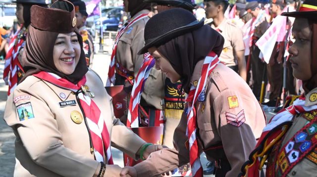 Selamat ! Ribuan Pelajar di Trenggalek Dilantik Jadi Pramuka Garuda, jadi Lebih Istimewa Karena ini