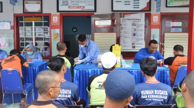 Rutan Kelas IIB Trenggalek Skrining HIV/AIDS 430 Warga Binaan, ini Alasannya