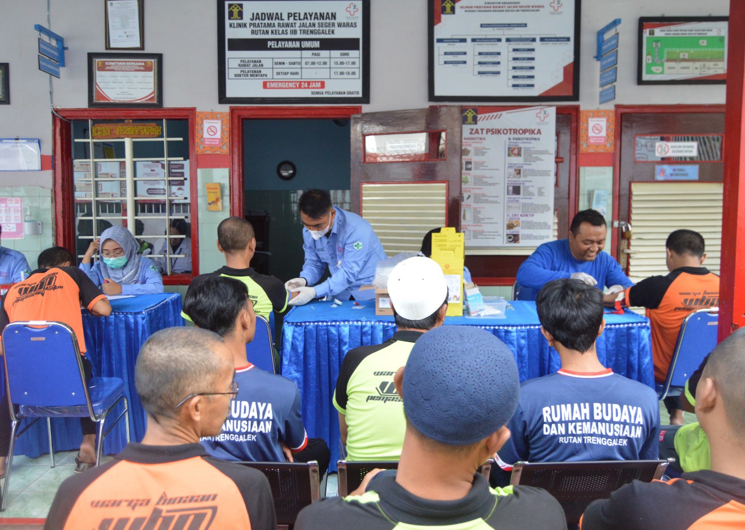 Rutan Kelas IIB Trenggalek Skrining HIV/AIDS 430 Warga Binaan, ini Alasannya