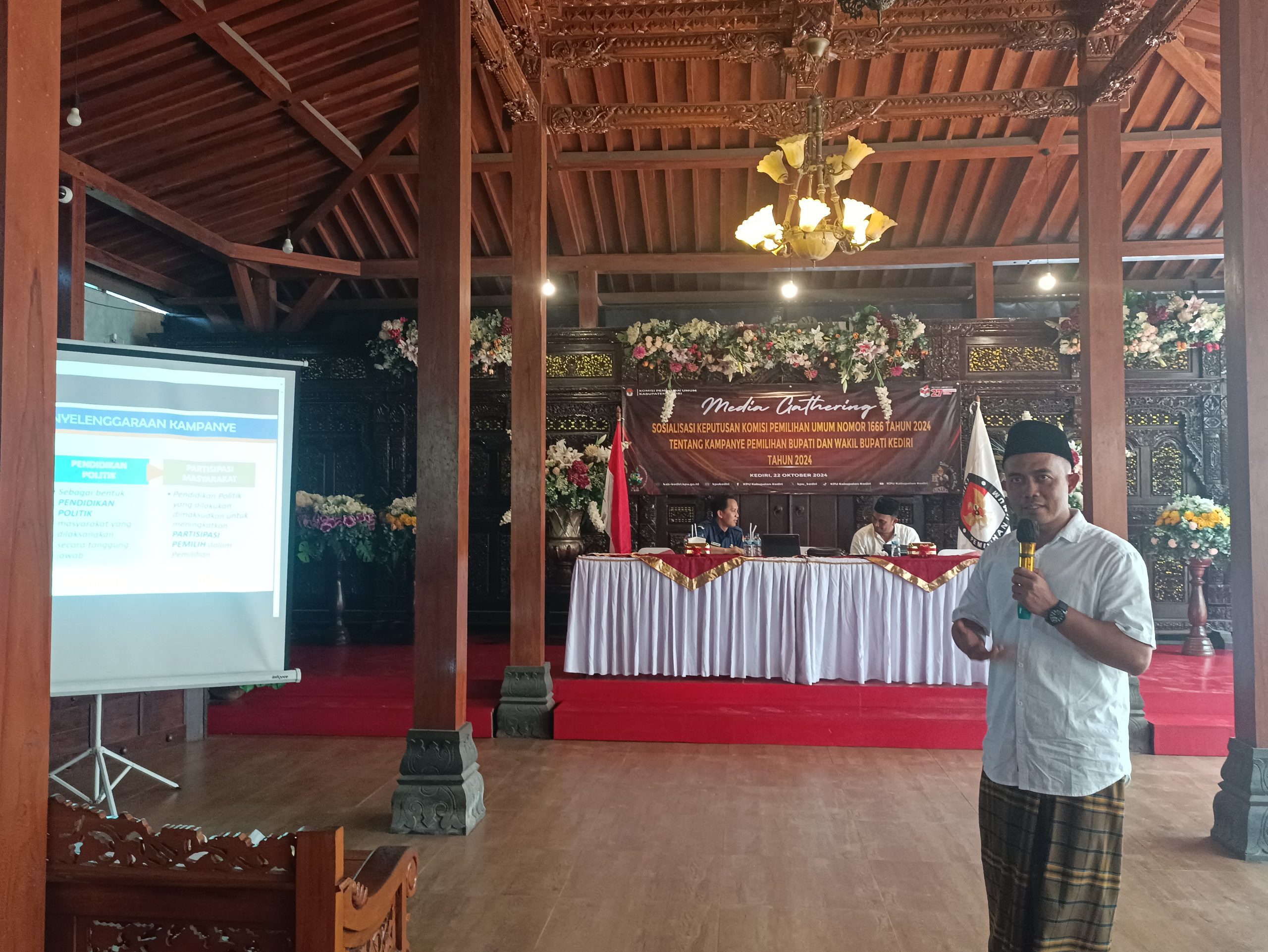 Jelang Debat Publik Pilbup Kediri 2024, KPU Siapkan Lima Tema dan Aturan Pendukung