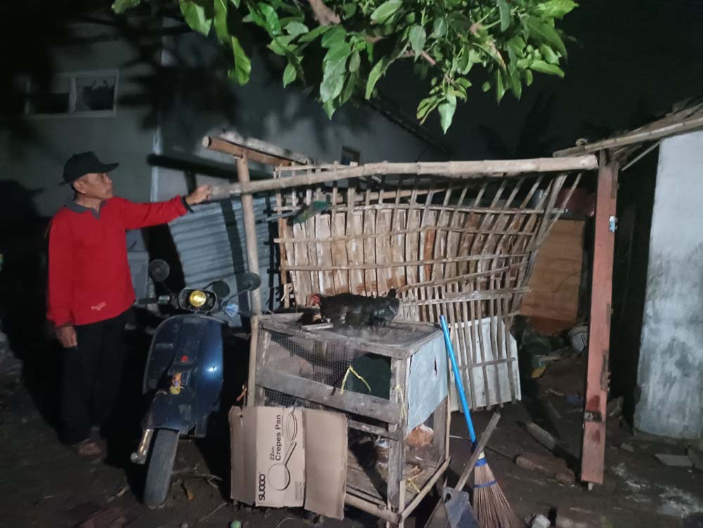 Angin Puting Beliung di Empat Dusun Kayen Kidul, Puluhan Rumah Ditambah Satu Musala Rusak