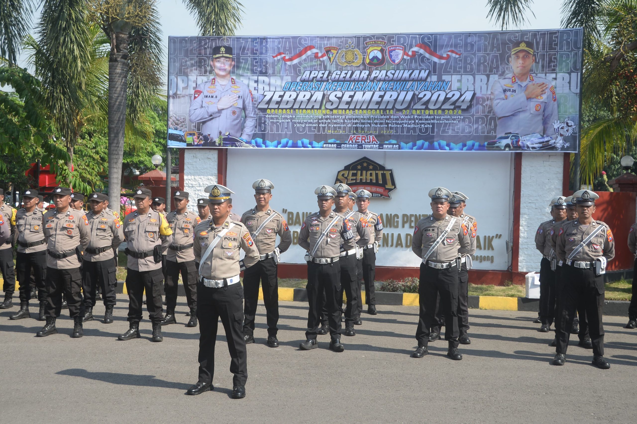 Gelar Operasi Zebra Semeru 2024, ini Pesan Kapolres Madiun Kota