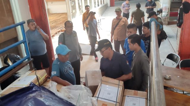 Pilkada Serentak 2024, KPU Kota Kediri Terima Logistik 229.989 Surat Suara