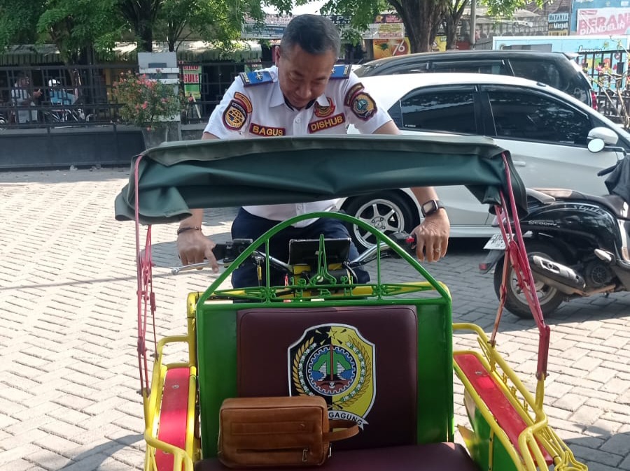 Cegah Pencemaran Emisi, Dishub Tulungagung Kembangkan Becak Listrik, Bakal Dijadikan Moda Transportasi Umum di Kota Marmer