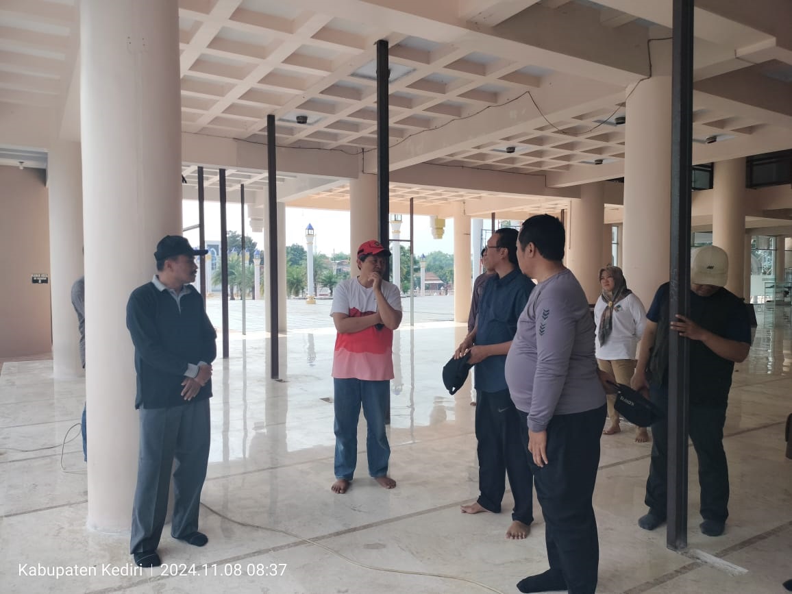 Dianggarkan Rp3 Miliar, Renovasi Masjid Annur Pare Selesai Akhir Desember 2024