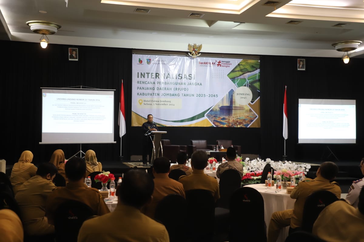 Pemkab Jombang Perkuat Komitmen Pembangunan Jangka Panjang Lewat Internalisasi RPJPD