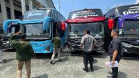 Jadi Barang Bukti Kasus Dugaan Penyelewengan Dana BOS, Kejari Ponorogo Akan Ramp Check 7 Unit Bus Milik SMK 2 PGRI