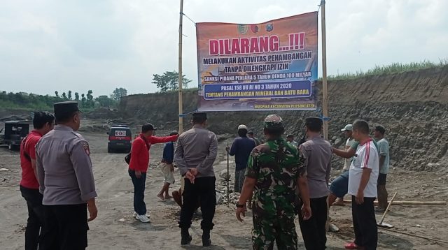  Tambang Ilegal Desa Plosokidul Ditertibkan Petugas, Ini Penjelasan Kapolsek Plosoklaten