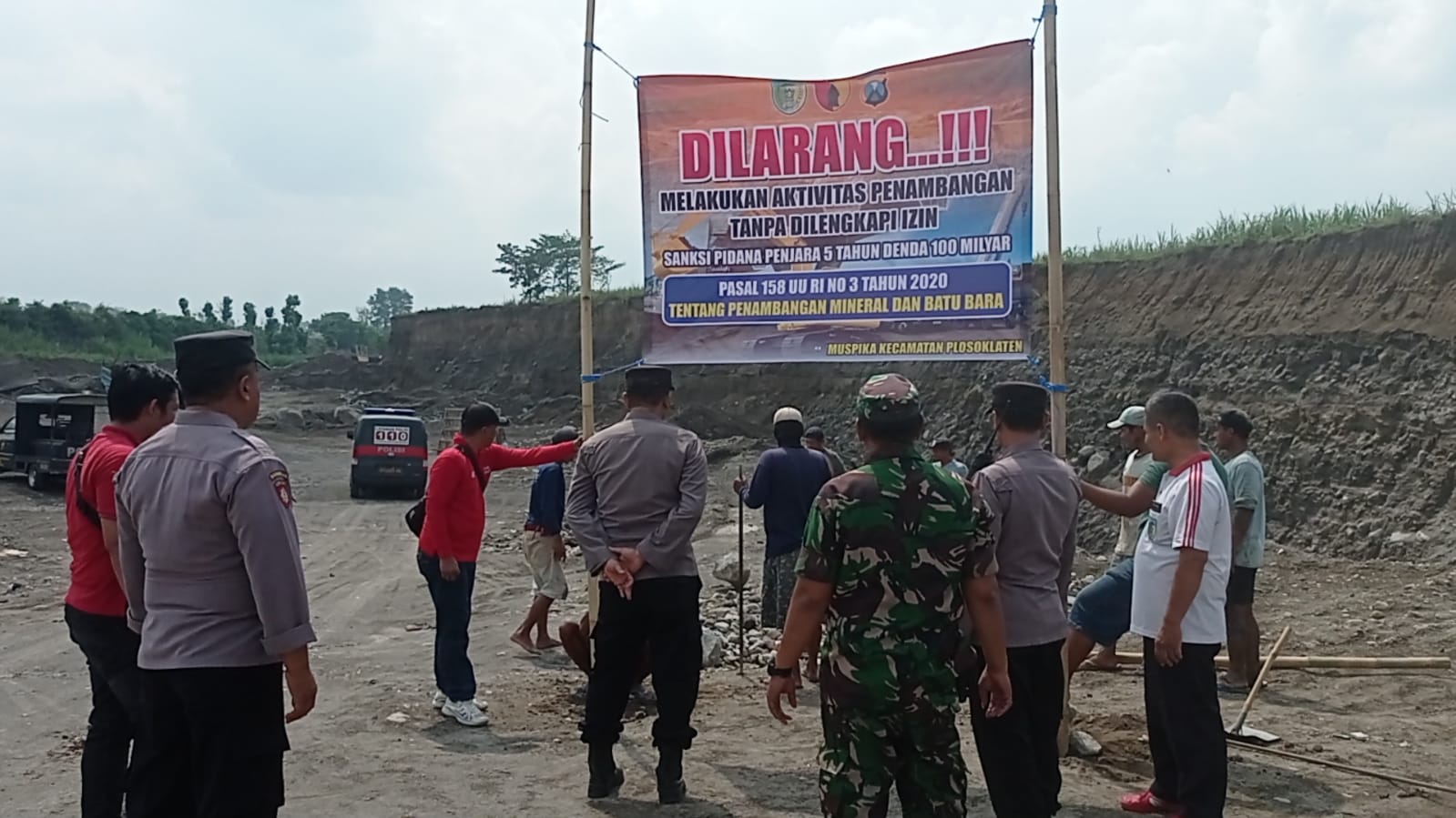  Tambang Ilegal Desa Plosokidul Ditertibkan Petugas, Ini Penjelasan Kapolsek Plosoklaten