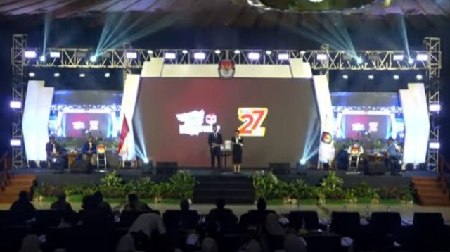 Tak Kondusif, Debat Kedua Sesi Pertama Cabup Blitar Dihentikan KPU
