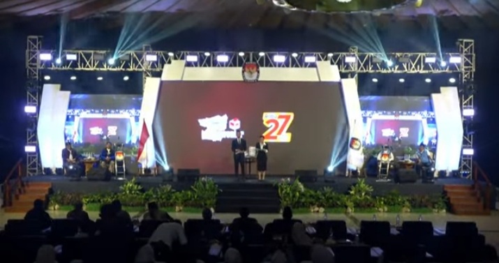 Tak Kondusif, Debat Kedua Sesi Pertama Cabup Blitar Dihentikan KPU