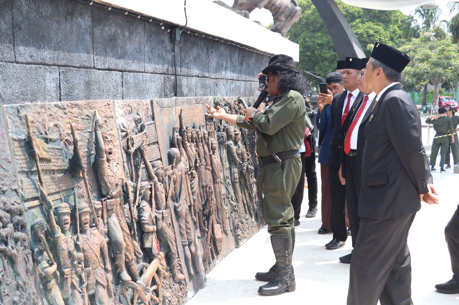 Aksesori Museum PETA Mulai Dipasang, Tampilkan Relief Penangkapan Sudhanco Muradi