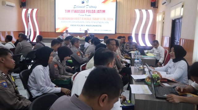 Irwasda Polda Jatim Audit Kinerja Polres Madiun Kota