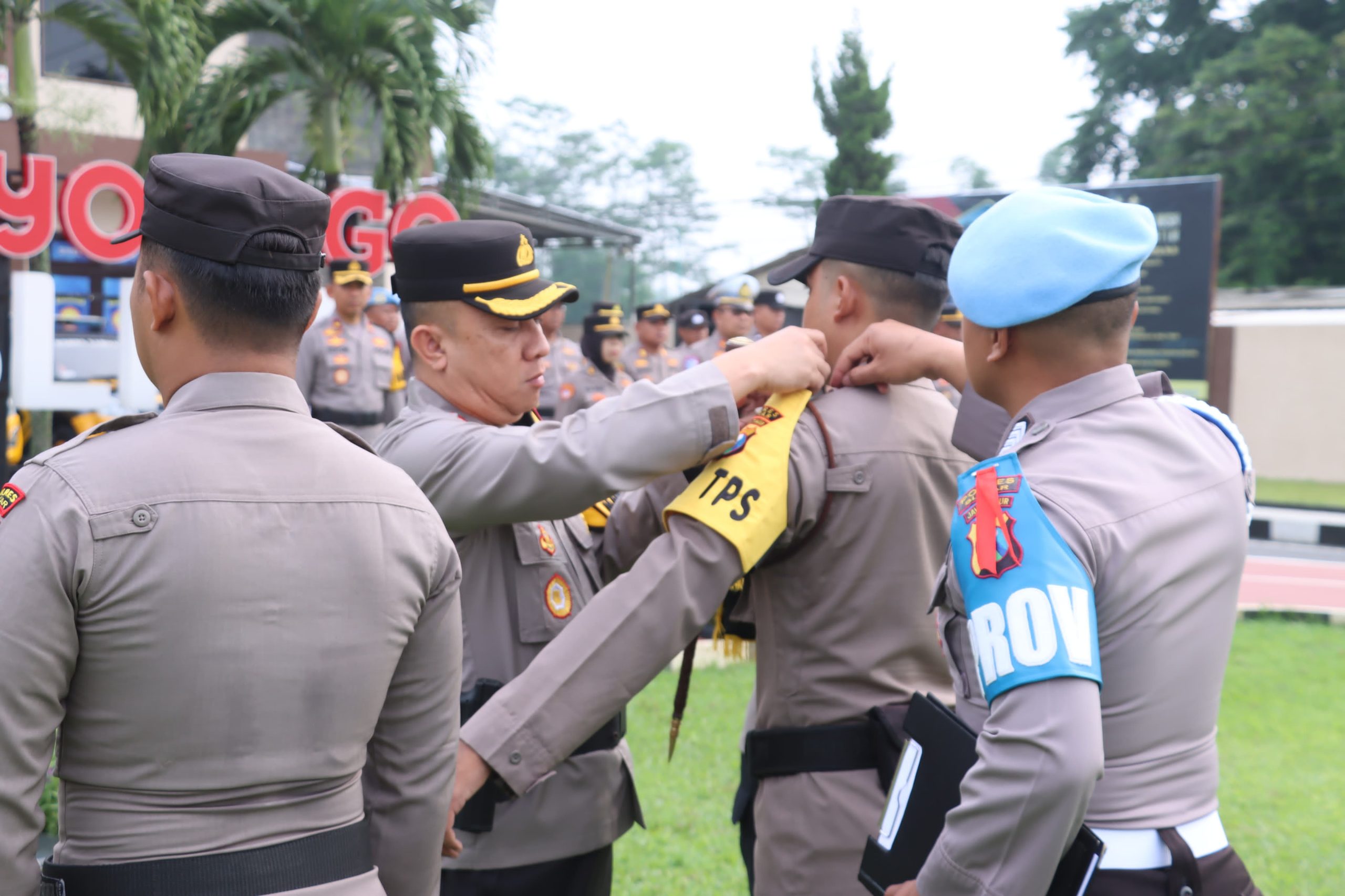 Amankan Coblosan TPS, Polres Blitar Kerahkan 520 Personel