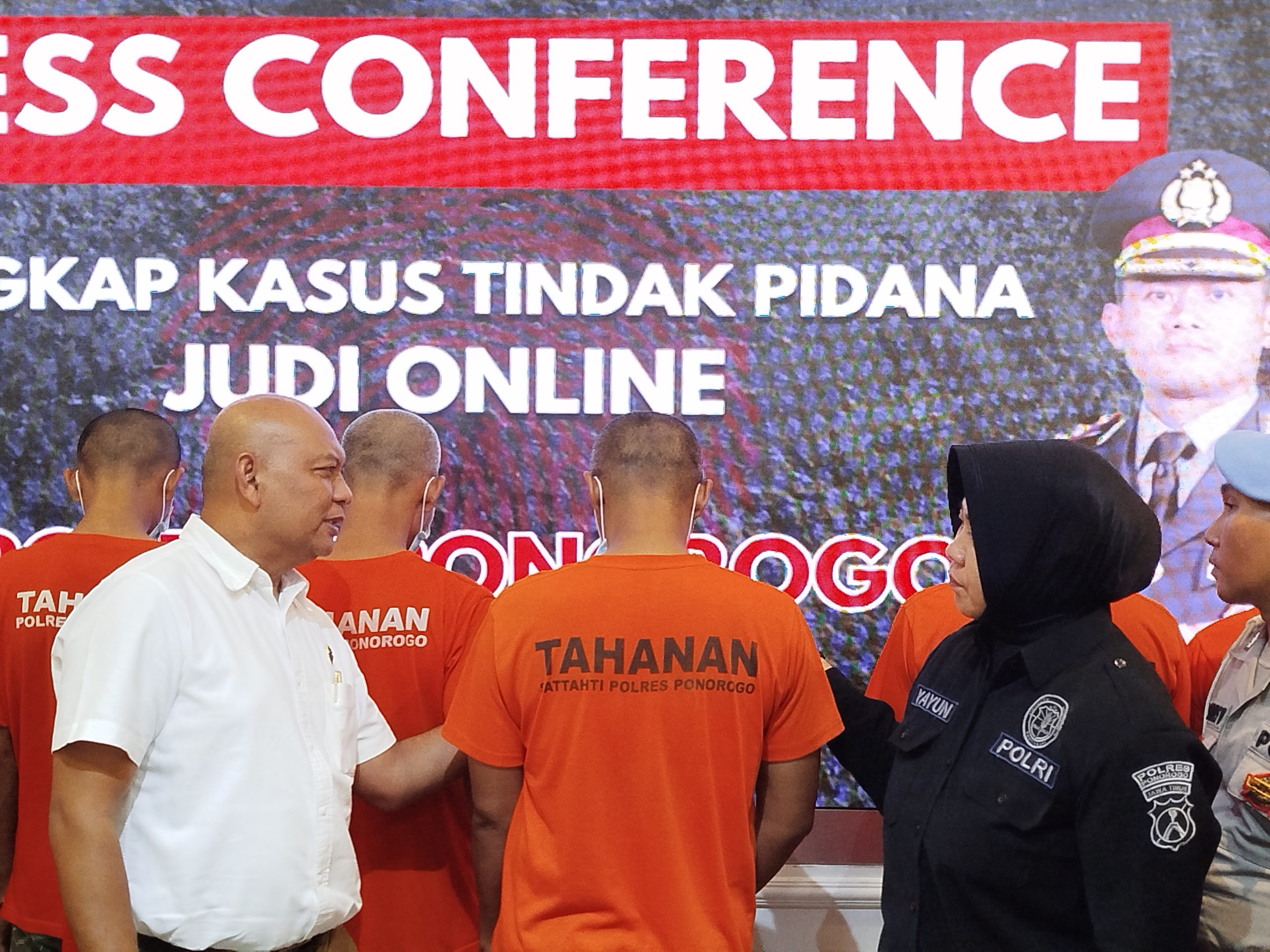 Kurang dari 1 Bulan, Satreskrim Polres Ponorogo Sikat Para Penjudi Online dan Offline