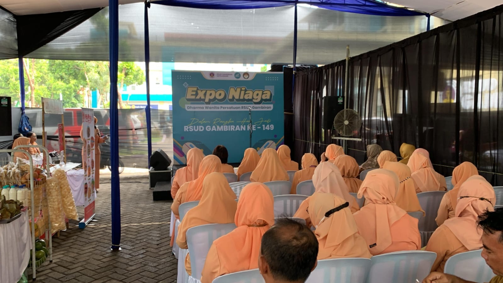 Peringati Hari Jadi ke-149 RSUD Gambiran, Dharma Wanita Persatuan RSUD Gambiran Menggelar Expo Niaga