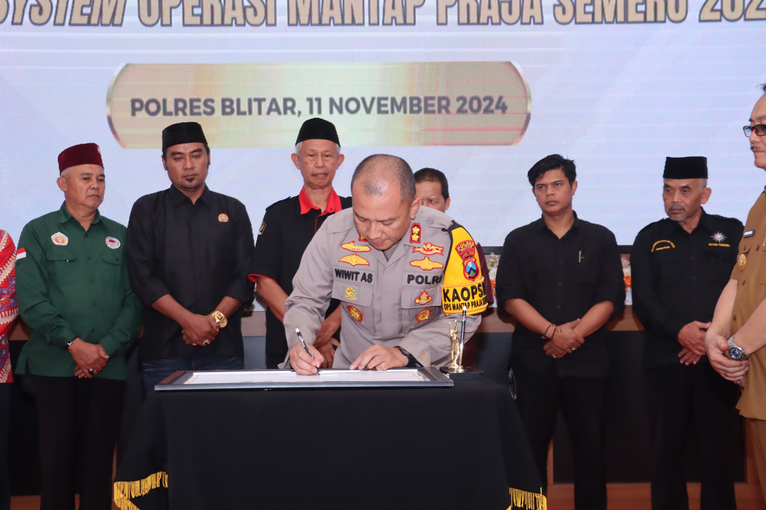 Silaturahmi Perguruan Silat-Forkopimda Blitar Ciptakan Suasana Kondusif