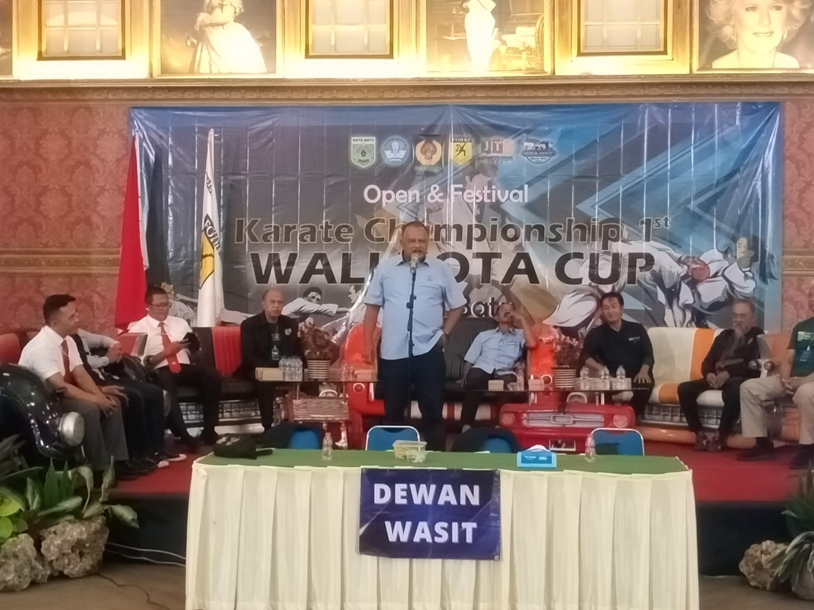 Buka Kejuaraan Karate Champhionship 1 Wali st Kota Cup, ini Harapan Ketua KONI Kota Batu