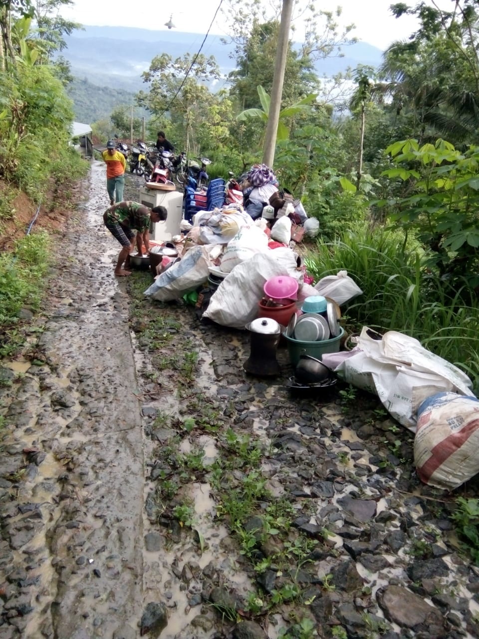 Rumah Rusak Dilanda Tanah Gerak, BPBD Trenggalek: Sebanyak 23 Warga Terpaksa Mengungsi