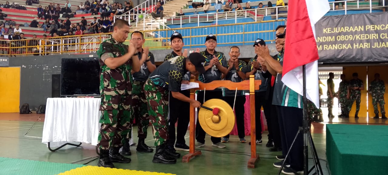 Kodim 0809 Kediri Gelar Kejuaraan Pencak Silat Piala Dandim Cup II, Peringati Hari Juang TNI AD